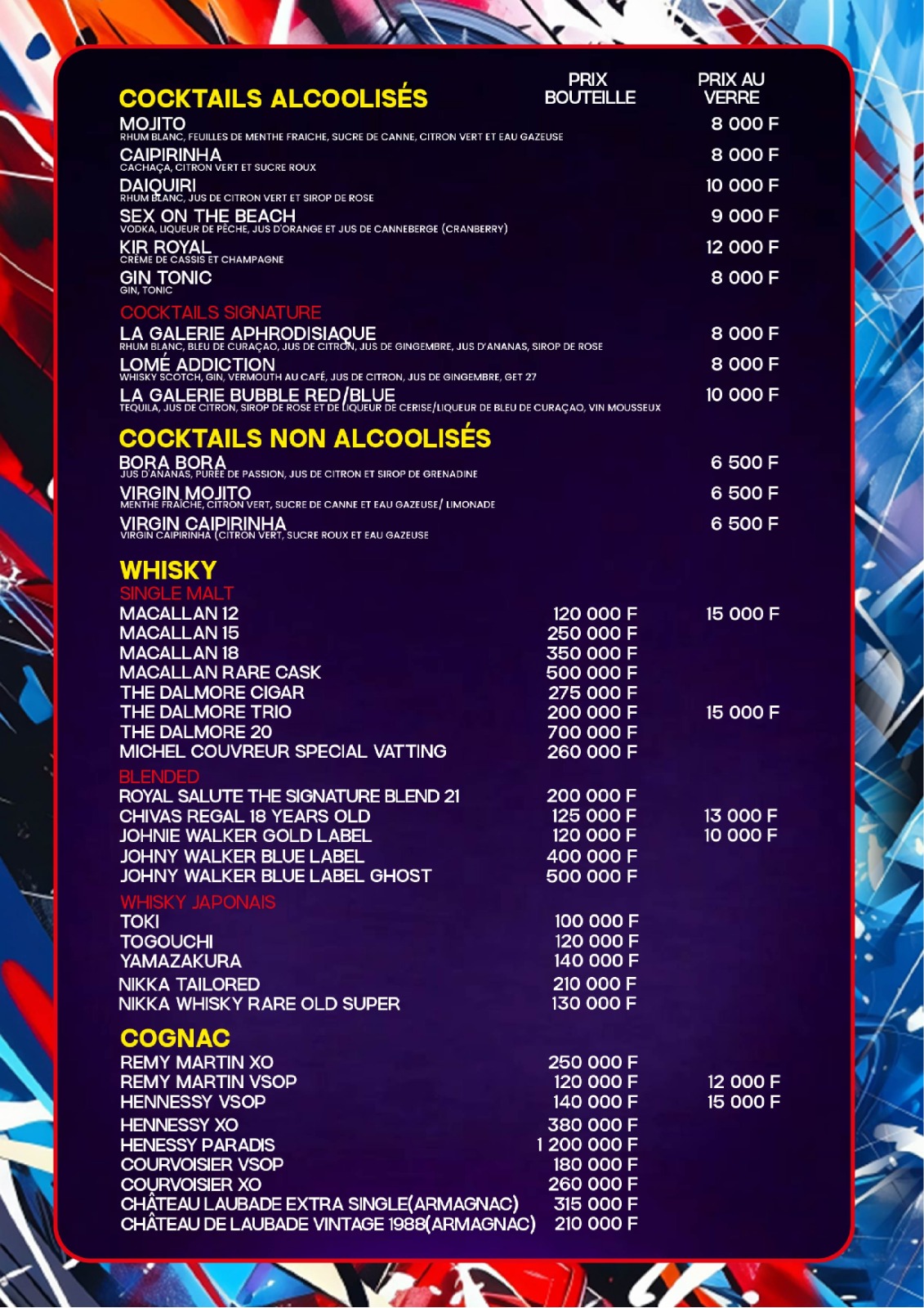 Menu - Page 2